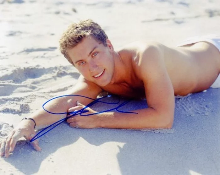 Lance Bass autograph