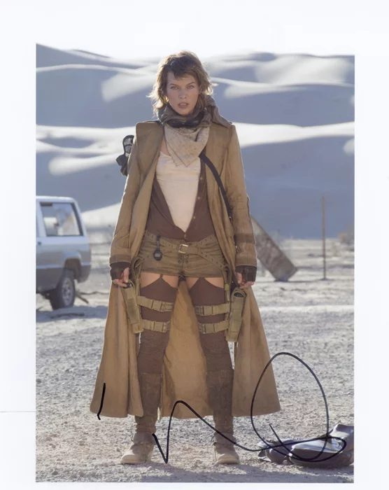 Milla Jovovich autograph