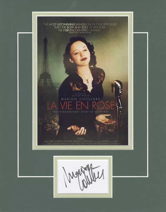 Marion Cotillard autograph