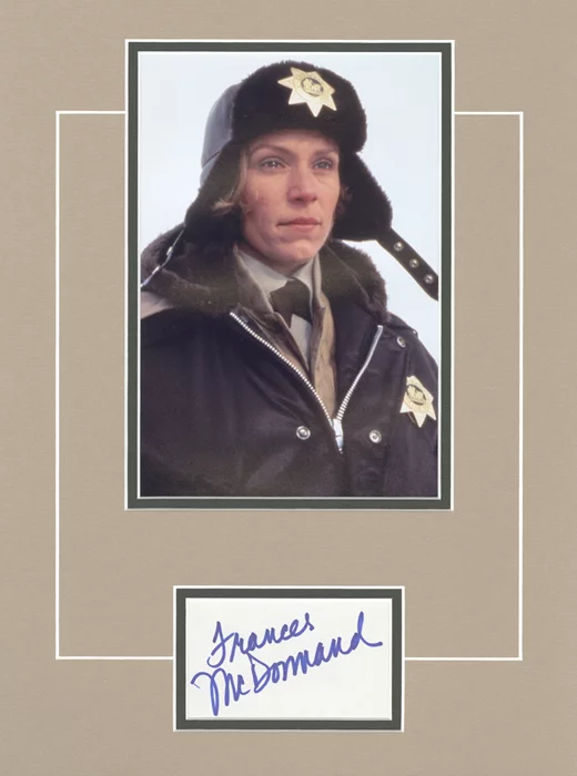Frances McDormand autograph