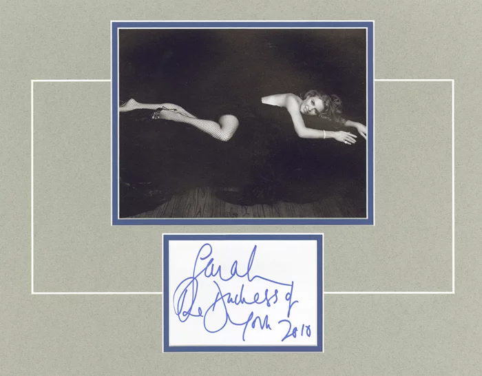 Sarah Ferguson autograph