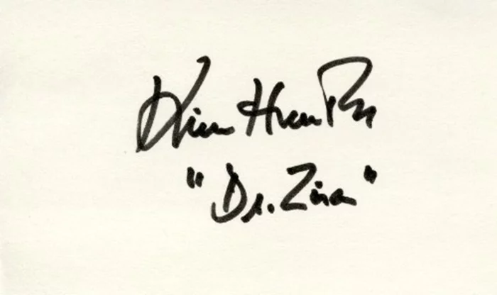 Kim Hunter autograph