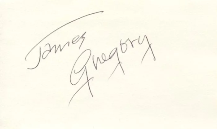 James Gregory autograph