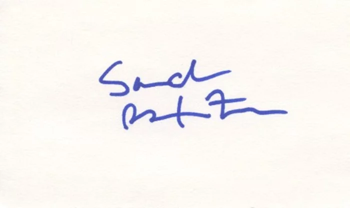 Sarah Buxton autograph