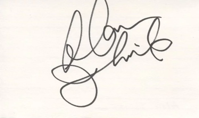Alan Thicke autograph