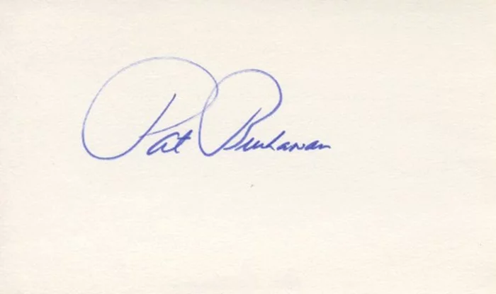 Pat Buchanan autograph