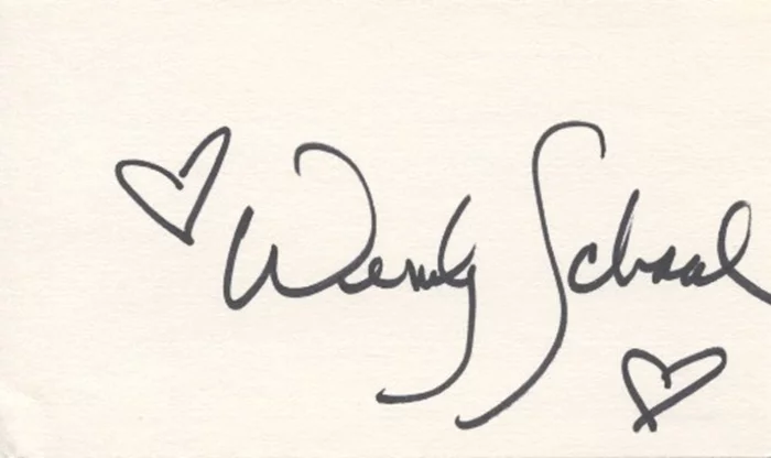 Wendy Schaal autograph