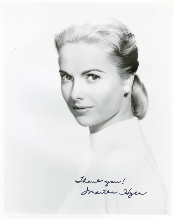 Martha Hyer autograph