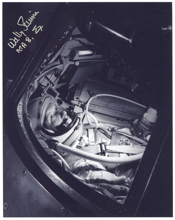 Wally Schirra autograph