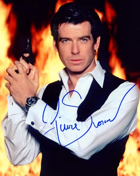 Pierce Brosnan autograph