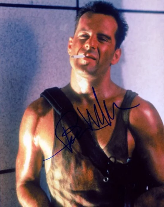 Bruce Willis autograph