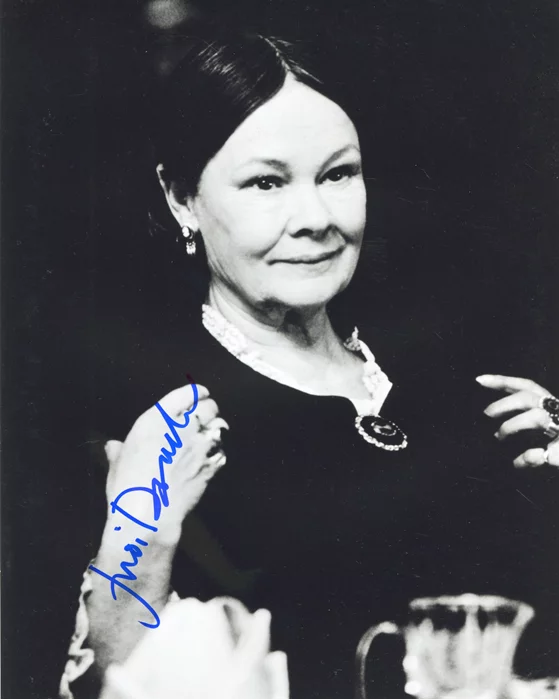 Judi Dench autograph