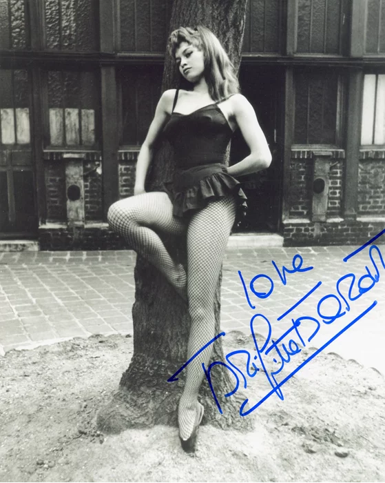 Brigitte Bardot autograph