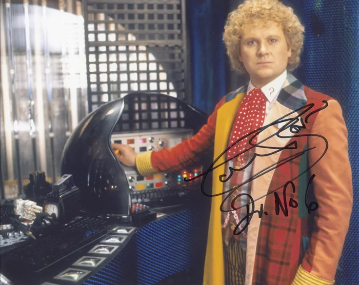 Colin Baker autograph