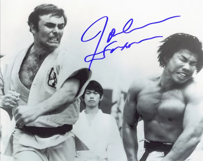 John Saxon autograph