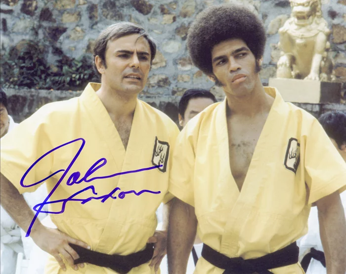 John Saxon autograph