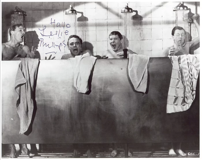 Leslie Phillips autograph