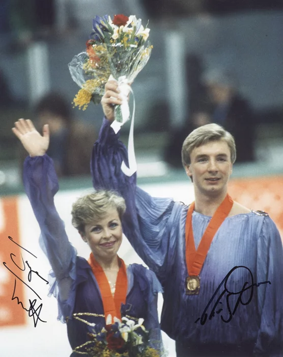Torvill and Dean autograph
