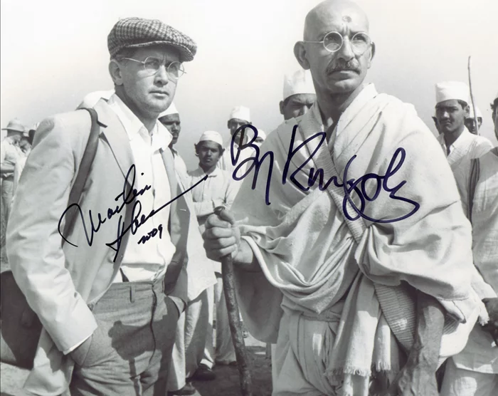 Gandhi autograph