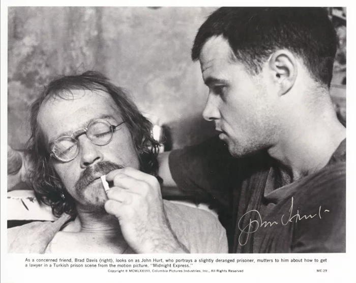 John Hurt autograph