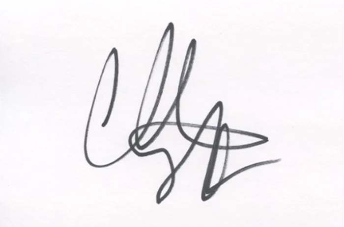 Christian Slater autograph