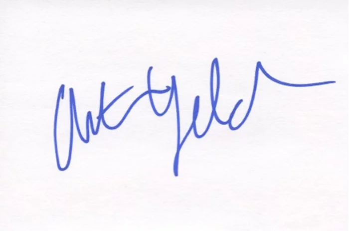 Anton Yelchin autograph