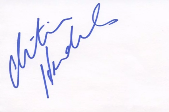 Christina Hendricks autograph