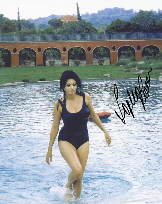 Sophia Loren autograph