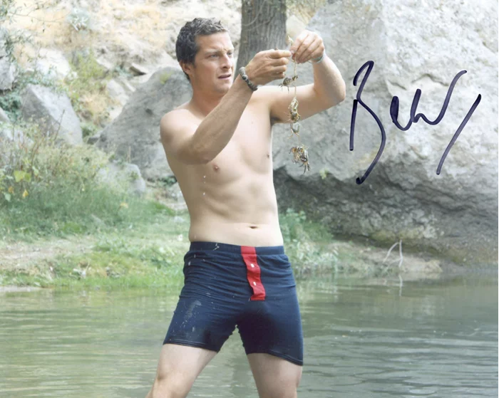 Bear Grylls autograph