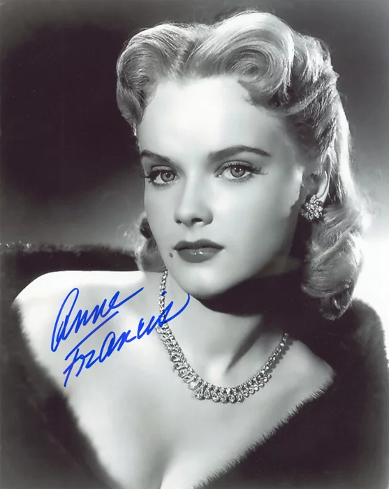 Anne Francis autograph