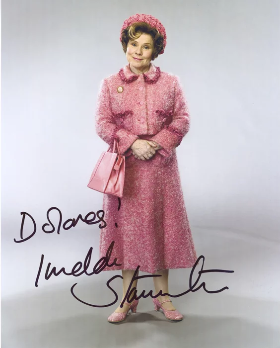 Imelda Staunton autograph