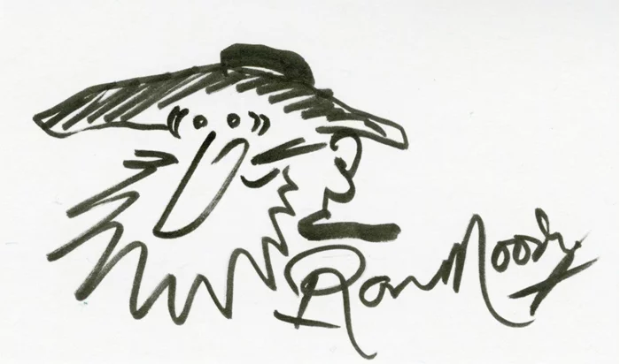 Ron Moody autograph