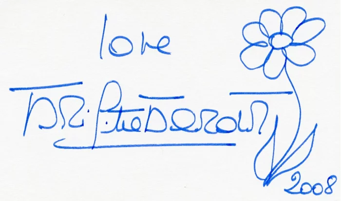 Brigitte Bardot autograph