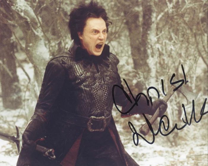 Christopher Walken autograph
