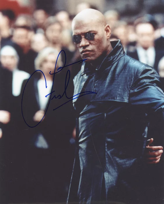 Laurence Fishburne autograph