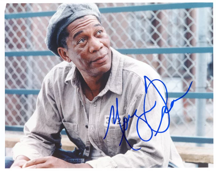 Morgan Freeman autograph