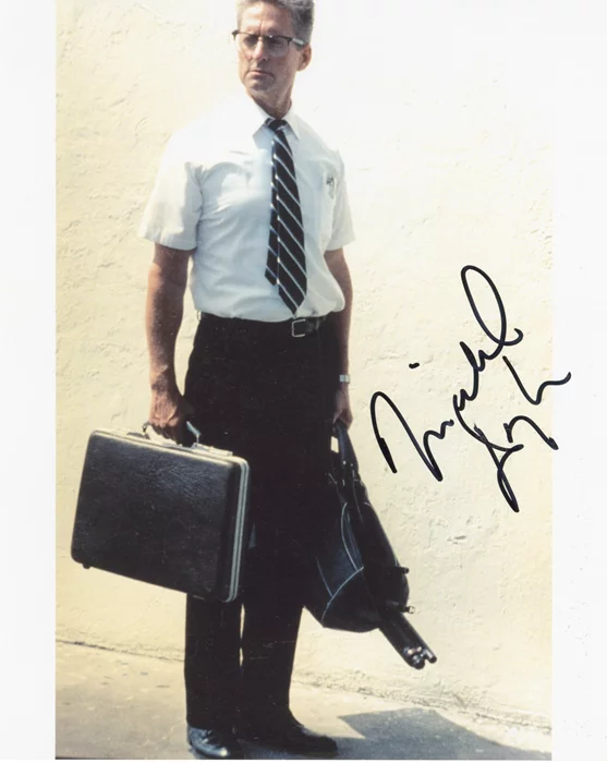 Michael Douglas autograph