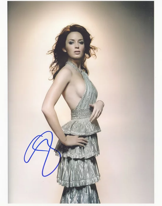 Emily Blunt autograph