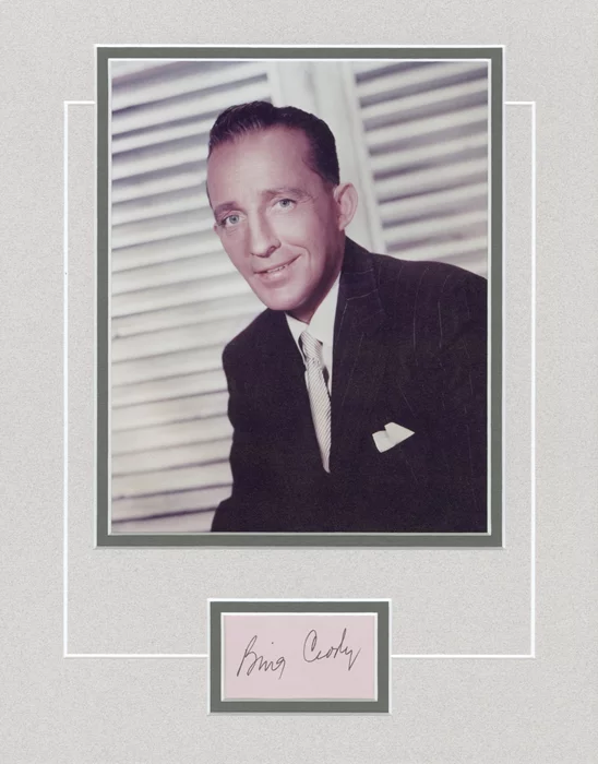 Bing Crosby autograph