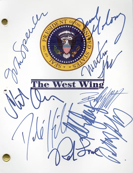 The West Wing autograph