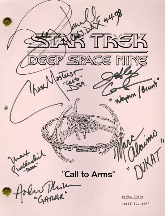 Star Trek: Deep Space Nine autograph