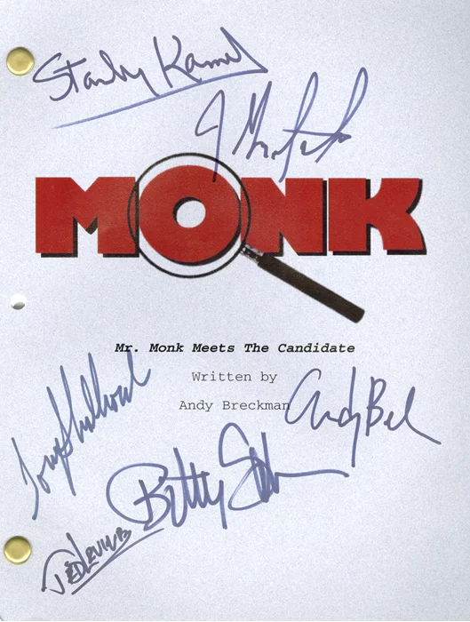 Monk autograph