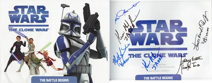 Star Wars: The Clone Wars autograph