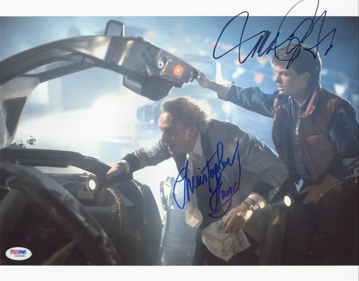 Back to the Future autograph