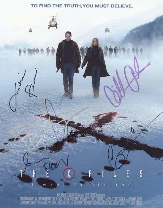 The X-Files autograph
