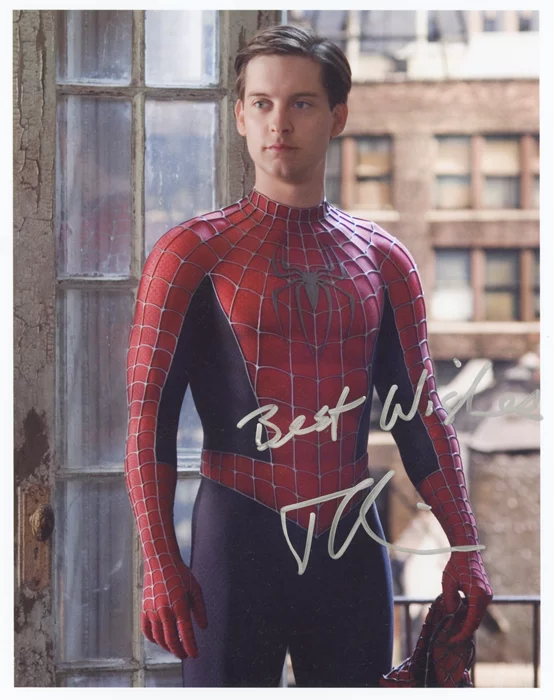 Tobey Maguire autograph