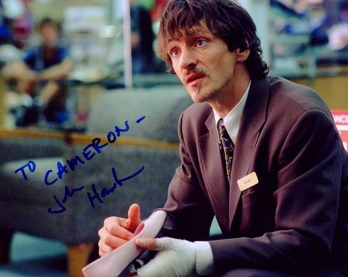 John Hawkes autograph