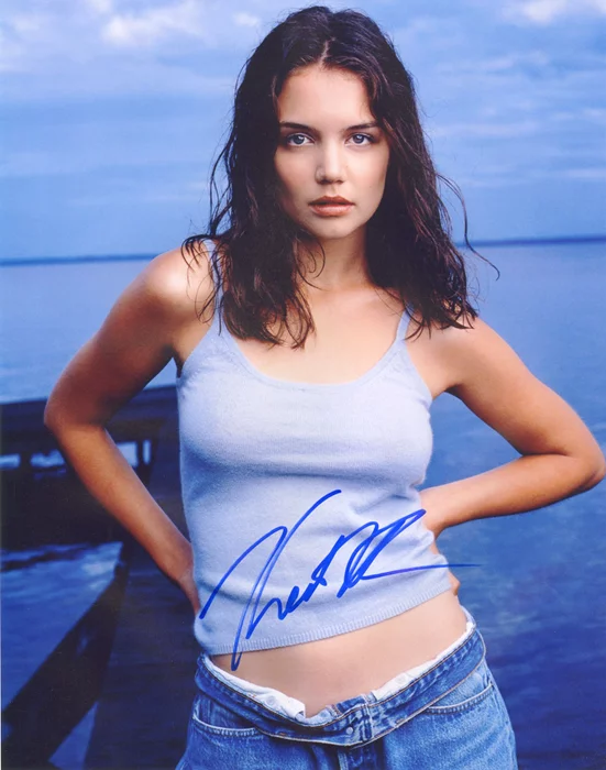 Katie Holmes autograph
