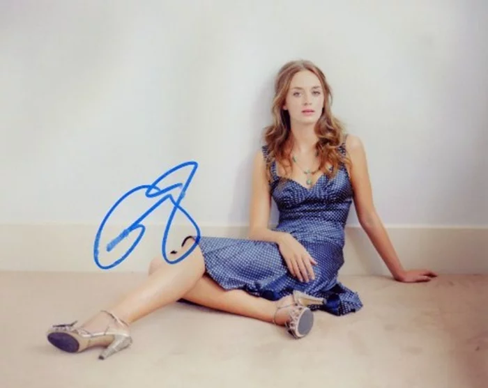 Emily Blunt autograph