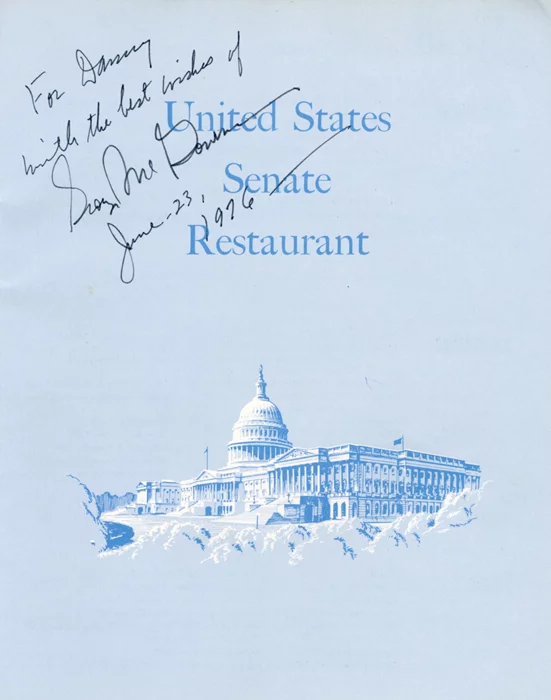 George McGovern autograph